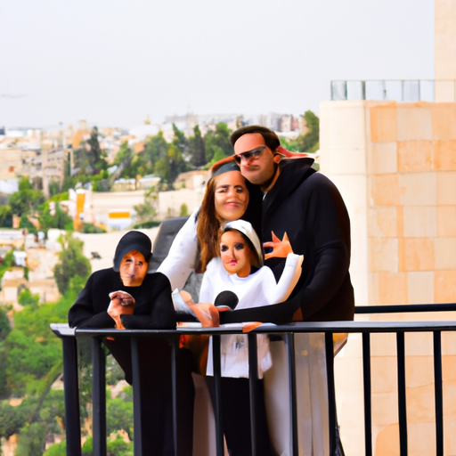 1. תמונה של משפחה עליזה נהנית מהשהייה באחד מבתי המלון המובילים בירושלים