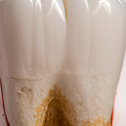 תמונת תקריב של שן המראה סימני ריקבון